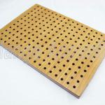 Auditorium Soundproof Perforated Wooden Diffuser Acoustic Panel