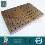 Eco pine wood perforated wooden acoustic panels