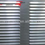 corrosion perforated louvers