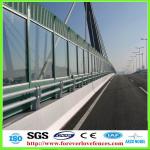 noise reduction transparent highway sound barrier