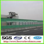 transparent fiberglass noise barriers for highway, railway