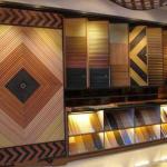 New design surface polyester fiber noise resistantl ceiling tiles