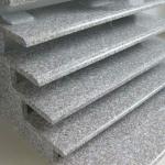 G664 gray granite straight stairs step covers