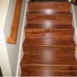 Acacia walnut solid wood stair treads