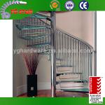Glass Spiral Attic Staircase
