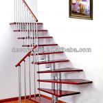 Modern Simple Steel Wooden Staircase