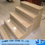 Chinese Good Quality And High Polished Natural Yellow Granite G682 Stair