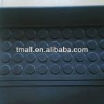 black circle button rubber stair tread