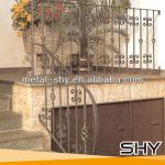 2014 Manufacturer Outside Forged Iron Stairs Design Fence Spiral Staircase