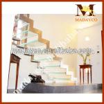 indoor design stainless steel glass staircase