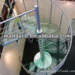 Modern glass spiral stairs/staircase