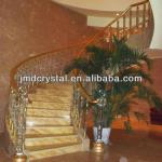 crystal glass stair handrail &amp; baluster for home decoration