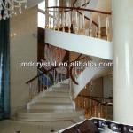 crystal glass stair handrail &amp; baluster for home decoration