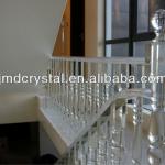 crystal glass outdoor stair railing /baluster for home decoration