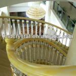 crystal glass stair handrail &amp; baluster for home decoration