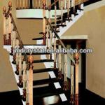 Modern crystal glass stair baluster for home decoration