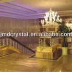 crystal glass indoor stair railings for home