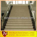 Beige marble stair for indoor