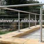stainless steel glass/rod/wire railing/stair