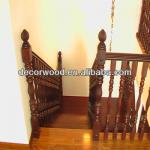 cherry wooden balustrades and handrails
