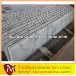 Pure white decorative stone stair baluster railings
