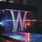 outdoor or indoor colorful multimedia digital water curtain fountain-SEA-water curtain-A