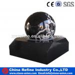 Black Rolling Ball Water Fountain