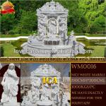 Excellent quality best white marble stone garden fountain WM0016