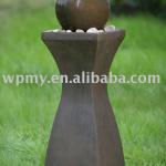 Fiberglass Garden Fountain with Light