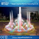 Music outdoor water fountain