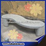 Factory price irregular shape S type stone chair granite bench