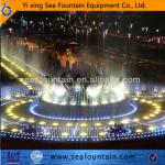 colorful multimedia program square water fountain