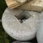 old stone mortar,old stone fountain,big stone wheel
