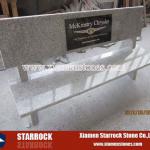 Polished stone bench