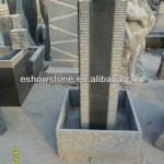 Outdoor garden stone fountain