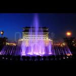 Music water fountain outdoor