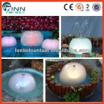 changeable color and small round music fountain