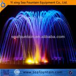circular outdoor large pond floating flower shape water fountains
