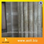 decorative beige stone pillar from china stone manufacturer-Aoli marble pillar
