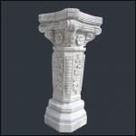 cheap decorative marble roman round pillar