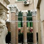 Marble Stone Decorative Gate Pillar Design-