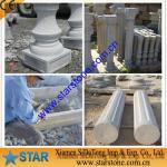 Very popular China natural stone column with defferent carving