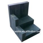 Black honed granite palisade-G654-001