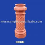 handmade terracotta pedestal decoration
