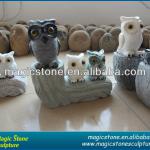 garden stone owl statues