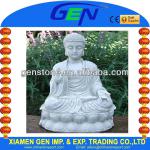 White China Granite Buddha Statues Stone