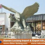 Large outdoor eagle stone sculpture statues