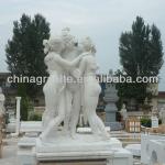 white marble woman sculpture