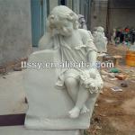 Western thinking child figure sculpture-TTS-S0017