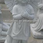 Little angel carved memorial stone-BS-S35